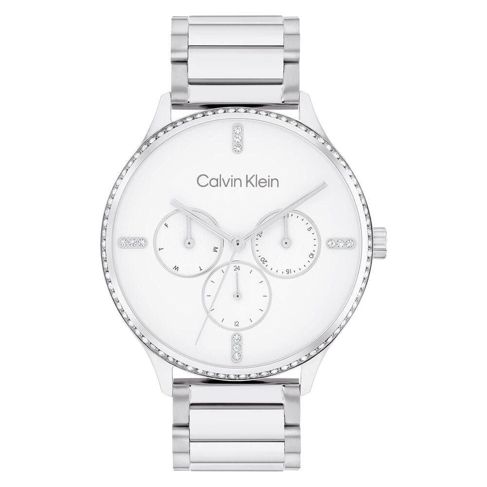 Calvin Klein Multi 38mm Silver Dial Steel Bracelet Watch