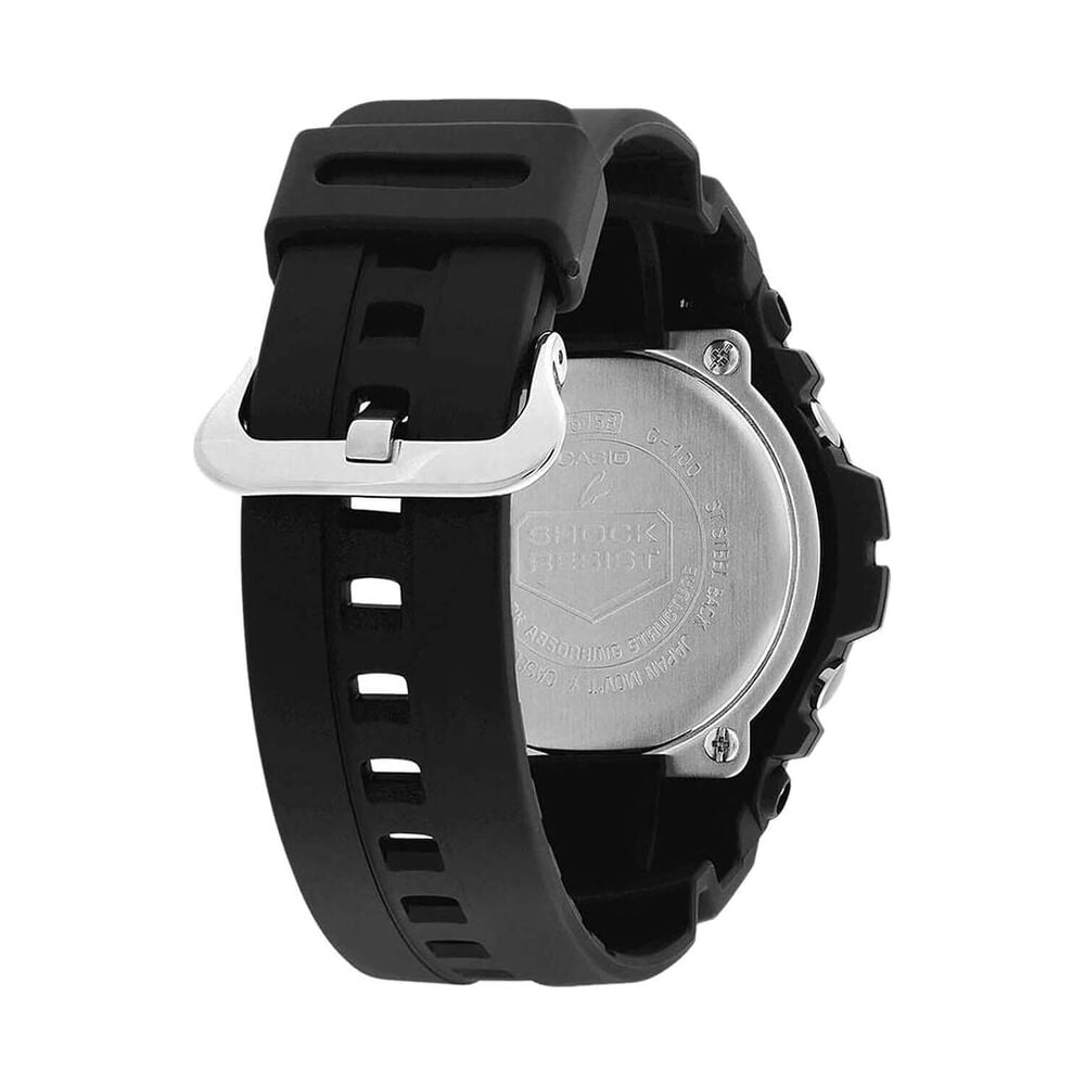 G-SHOCK G-100 Series 49.6x47.8mm Black Analogue & Digital Display Resin Strap Watch