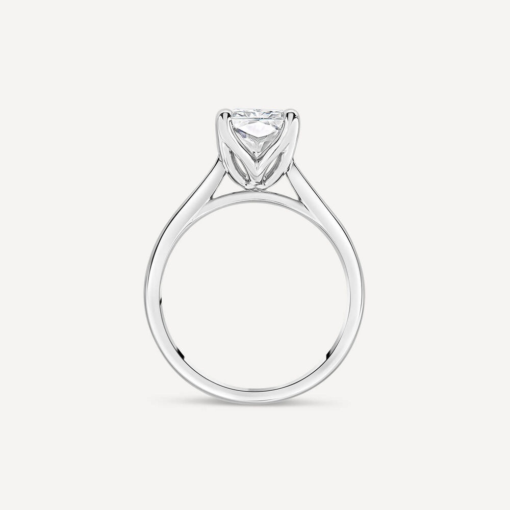 Born Platinum 2.27ct Lab Grown Radiant Cut Solitaire Diamond Ring image number 1
