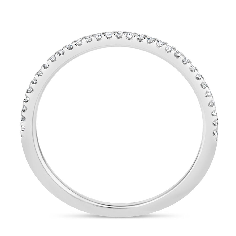 9ct White Gold 0.09ct Diamond Eternity Ring