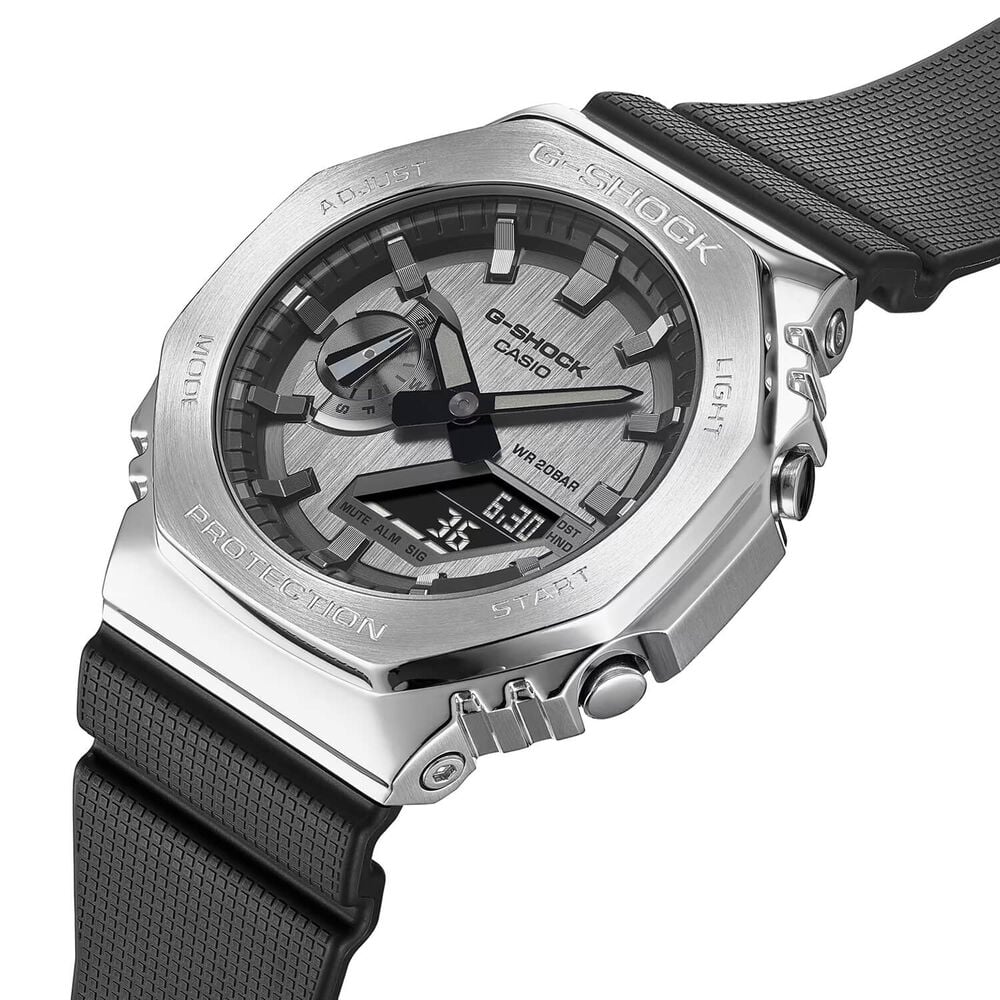 G-SHOCK 49.3x44.4mm Grey Analogue & Digital Display Black Resin Strap Watch