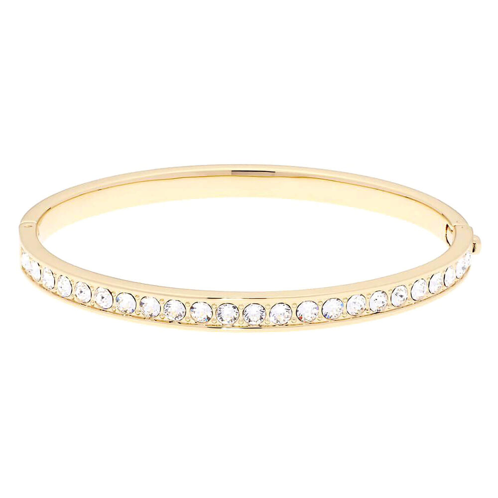 Ted Baker Clemara Yellow Gold Plated Crystal Bangle image number 0