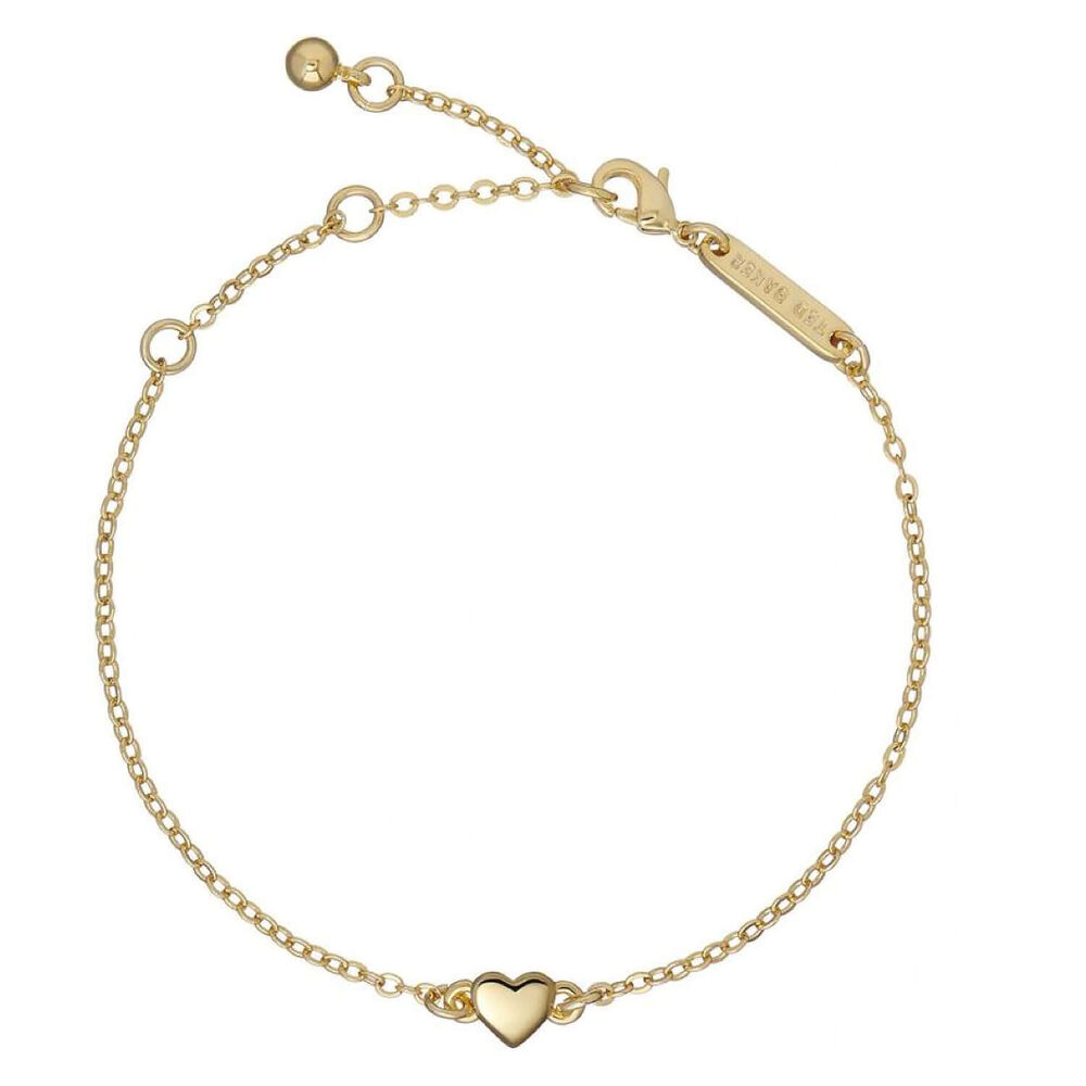 Ted Baker Harsa Yellow Gold Plated Tiny Heart Bracelet image number 0