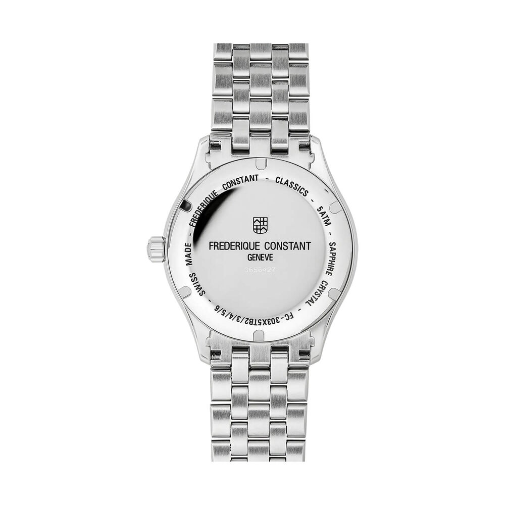 Frederique Constant Classics Index Automatic 40mm Blue Dial Steel Bracelet Watch image number 2