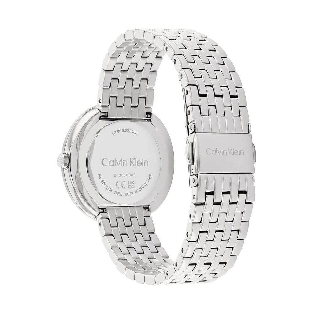 Calvin Klein Twisted Bezel 34mm MOP Dial Stainless Steel Bracelet Watch image number 2