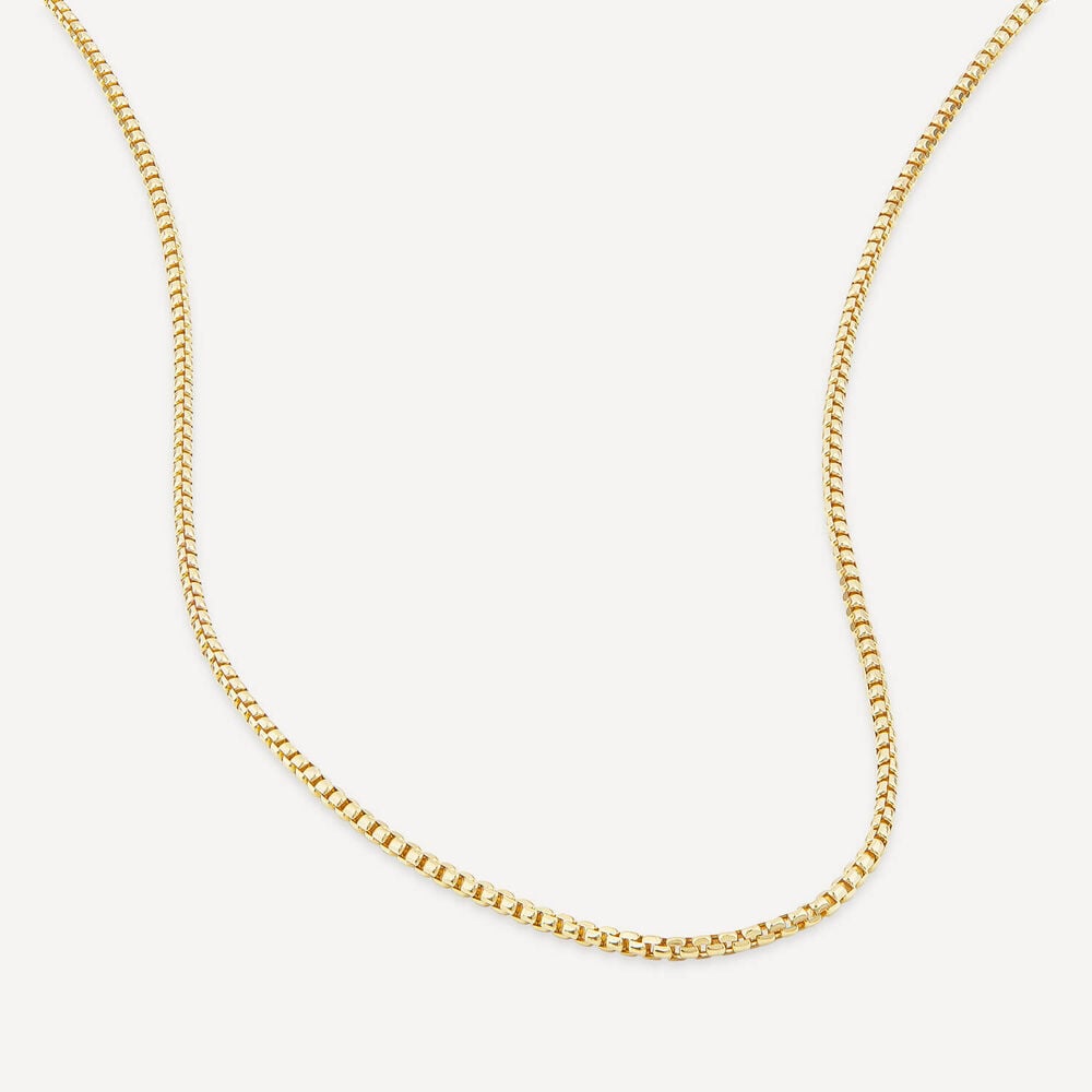 9ct Yellow Gold Belcher Necklet image number 3