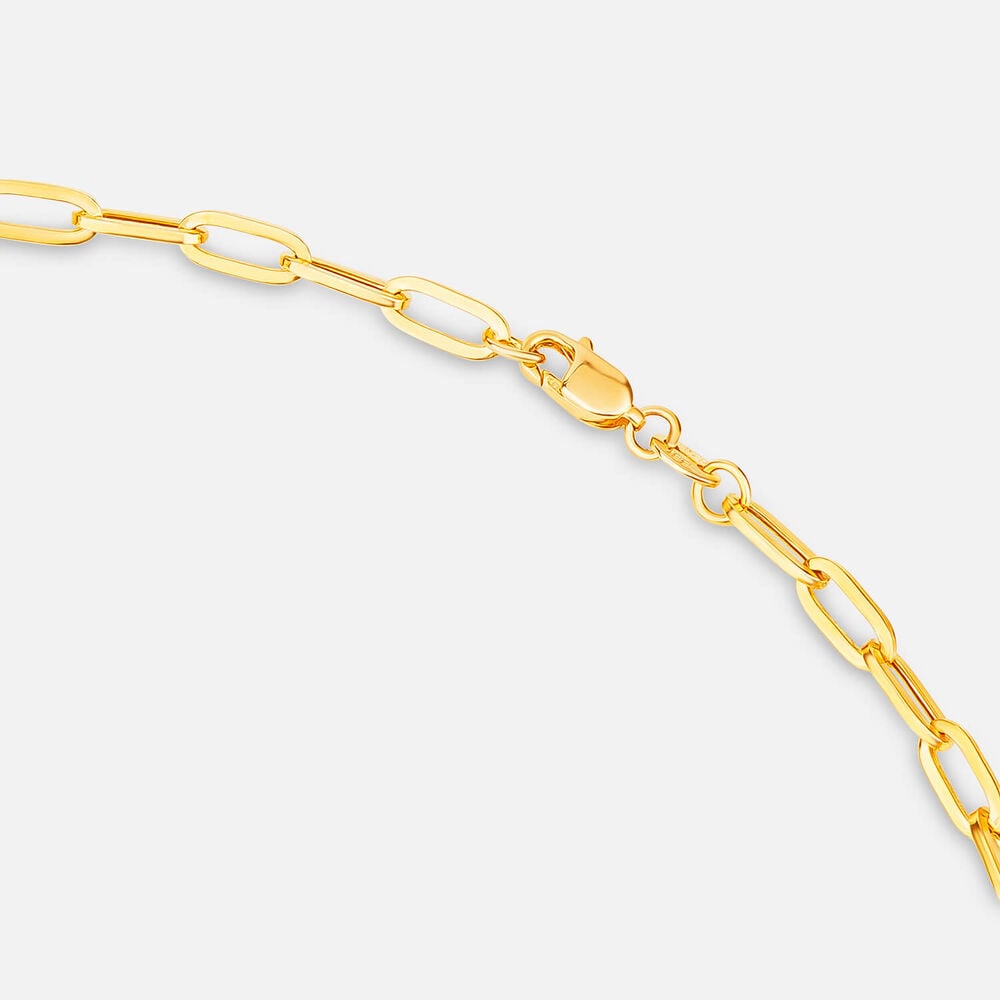 9ct Yellow Gold Paperlink Diamond Cut 20 inch Chain Necklet