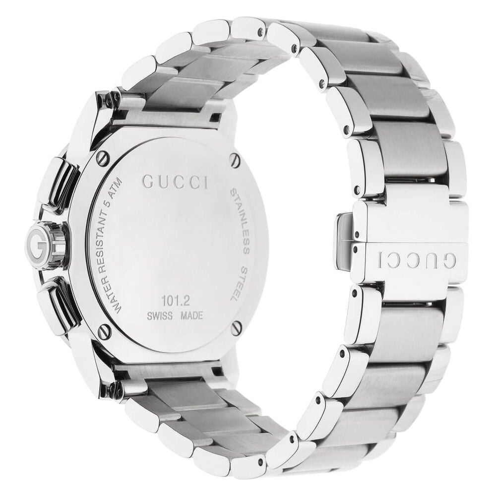 Gucci G-Chrono 44mm Black Dial Steel Case Bracelet Watch