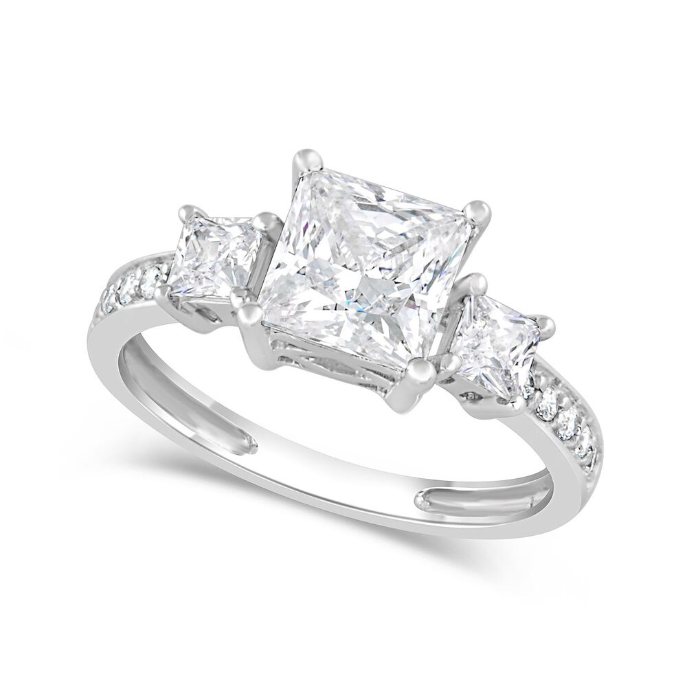 9ct White Gold Dress Ring image number 0