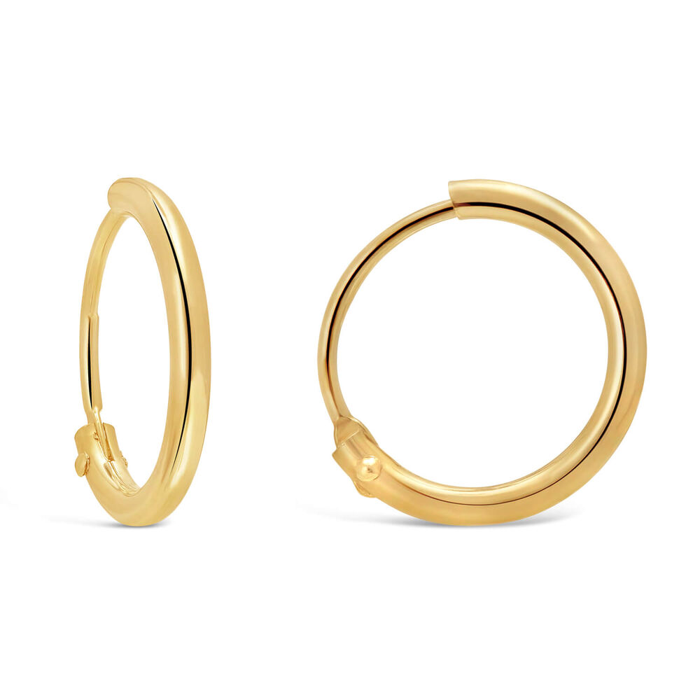 9ct Gold Hoop Earrings