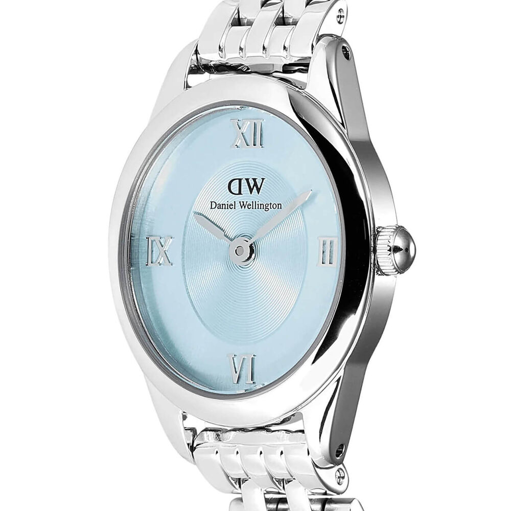 Daniel Wellington Ophelia Mini Ice Blue Silver 22x25.5mm Dial Steel Bracelet Watch image number 1