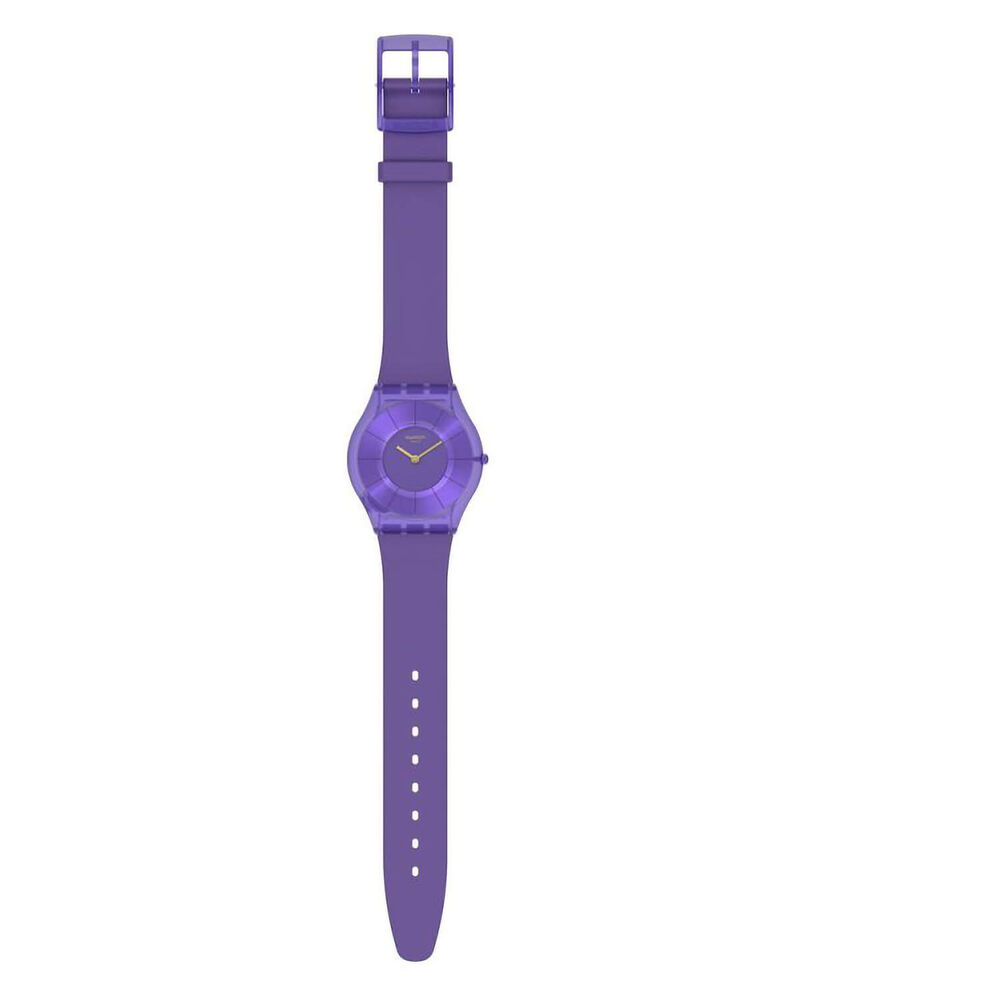 Swatch Skin Purple Time 34mm Purple Dial & Bracelet Watch