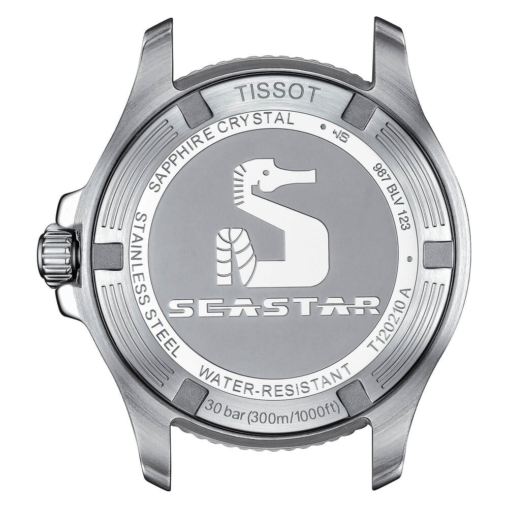 Tissot Seastar 1000 36mm Quartz Blue Dial Steel Case Bracelet Watch image number 1