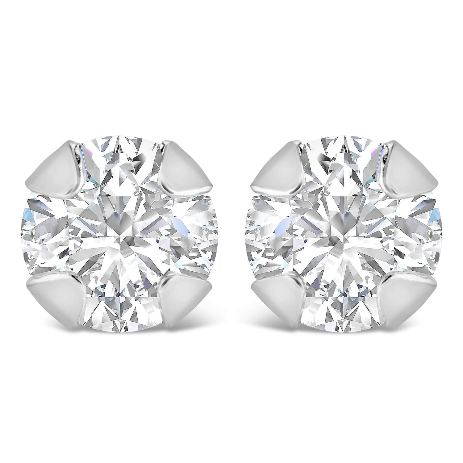 Cubic zirconia sales diamond studs