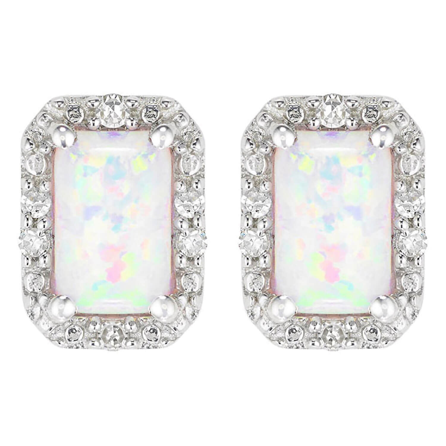 Opal earrings outlet