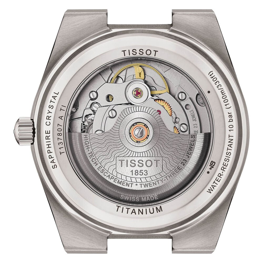 Tissot PRX Titanium 38mm Blue Dial Bracelet Watch image number 2