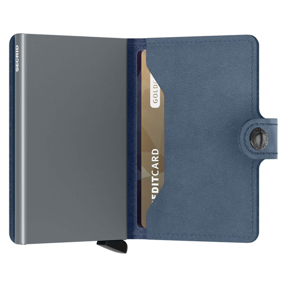 Secrid Original Ice Blue Leather Miniwallet image number 3