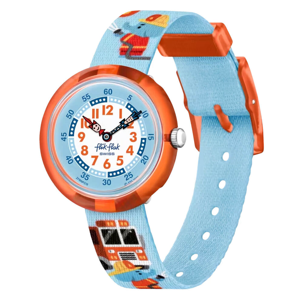 Flik Flak Fire Stopper 32mm Quartz Kids Watch image number 1