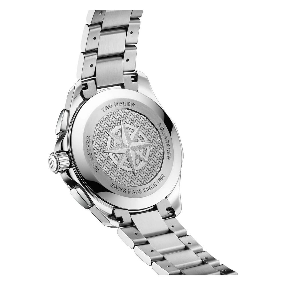 TAG Heuer Aquaracer Professional Chrono 40mm Black Dial Steel Bracelet Watch image number 5