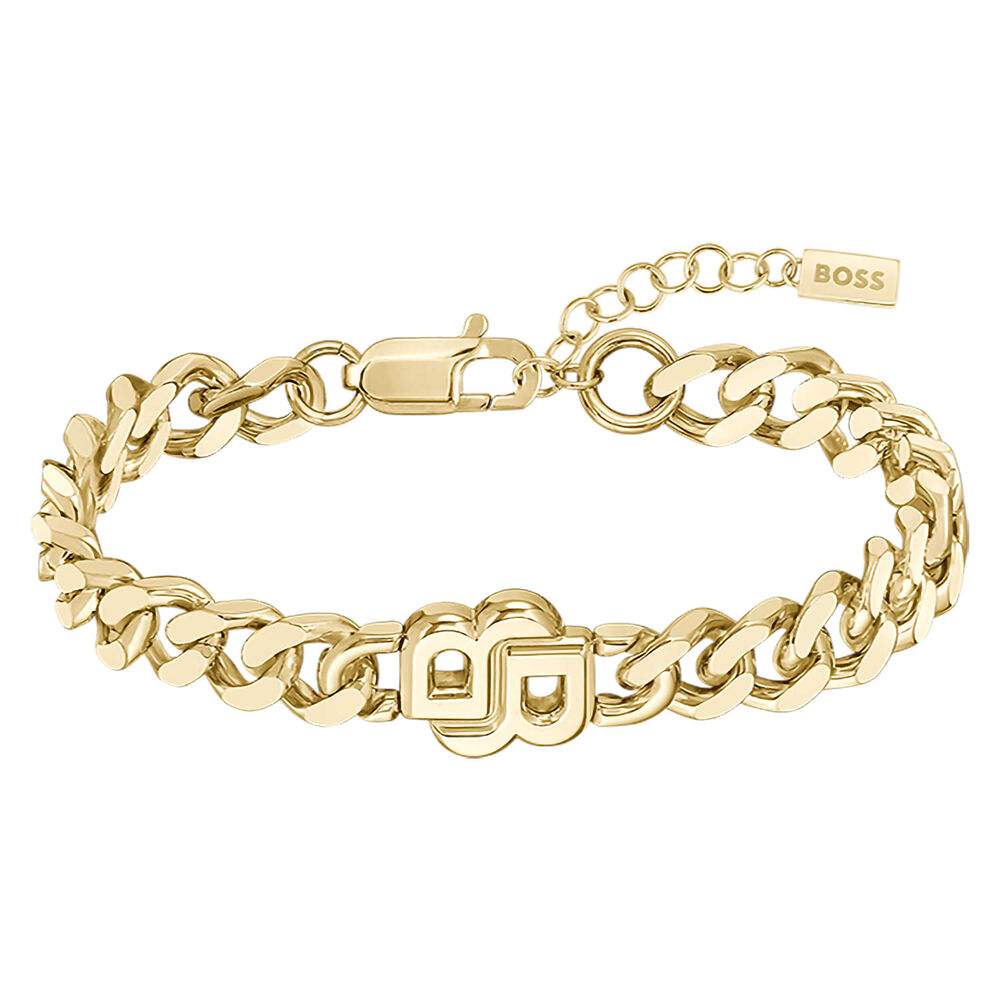 Boss Ycon Yellow Gold Plated Bracelet image number 0