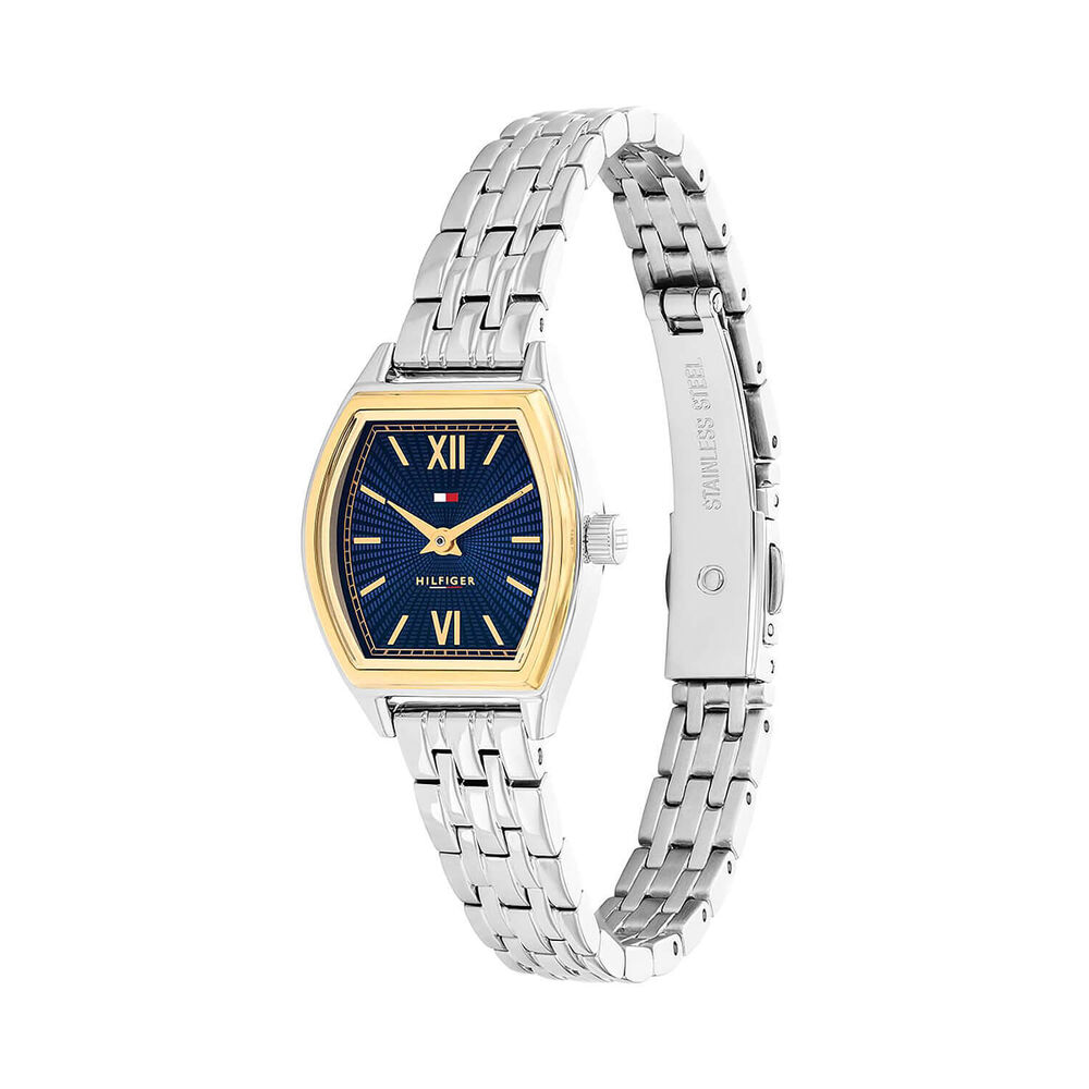 Tommy Hilfiger Norah 21.5x22mm Blue Dial Stainless Steel Bracelet Watch