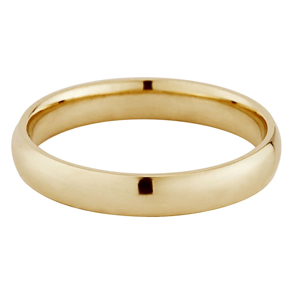 9ct Gold 3mm Wedding Ring image number 0