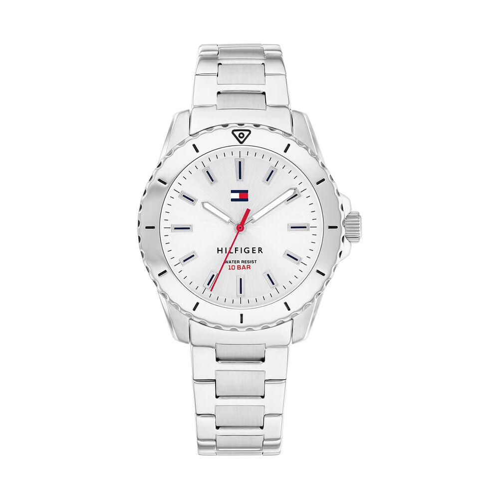 Tommy Hilfiger Girls 32mm Silver Dial Steel Bracelet Watch image number 0