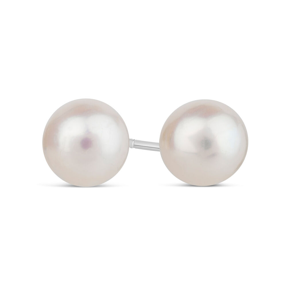 Sterling Silver Pearl Earrings image number 4