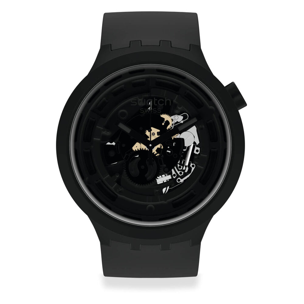 Swatch Big Bold Bioceramic C-Black Strap Watch