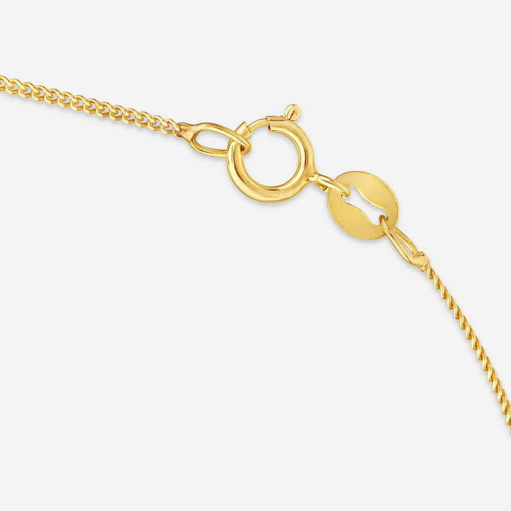 9ct Yellow Gold Teardrop Opal Gold Frame Pendant image number 4