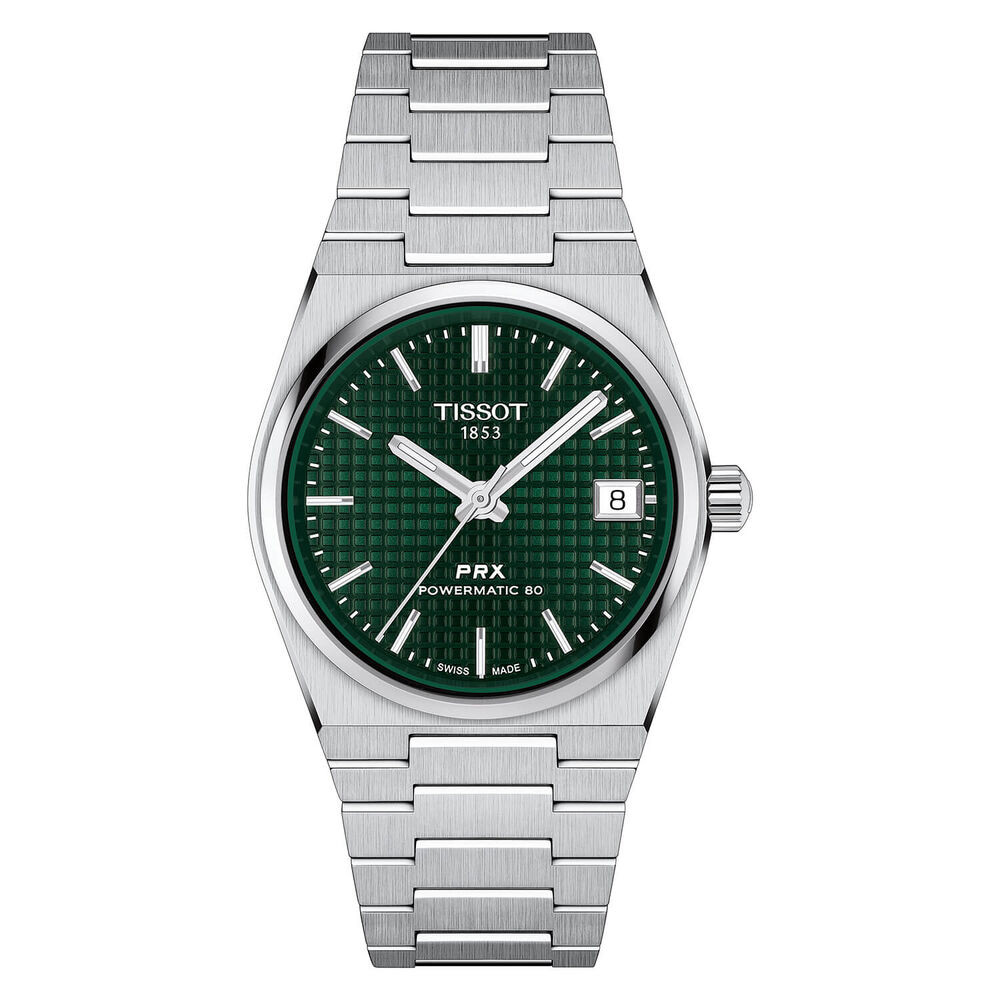 Tissot PRX Automatic 35mm Green Dial Steel Case Bracelet Watch