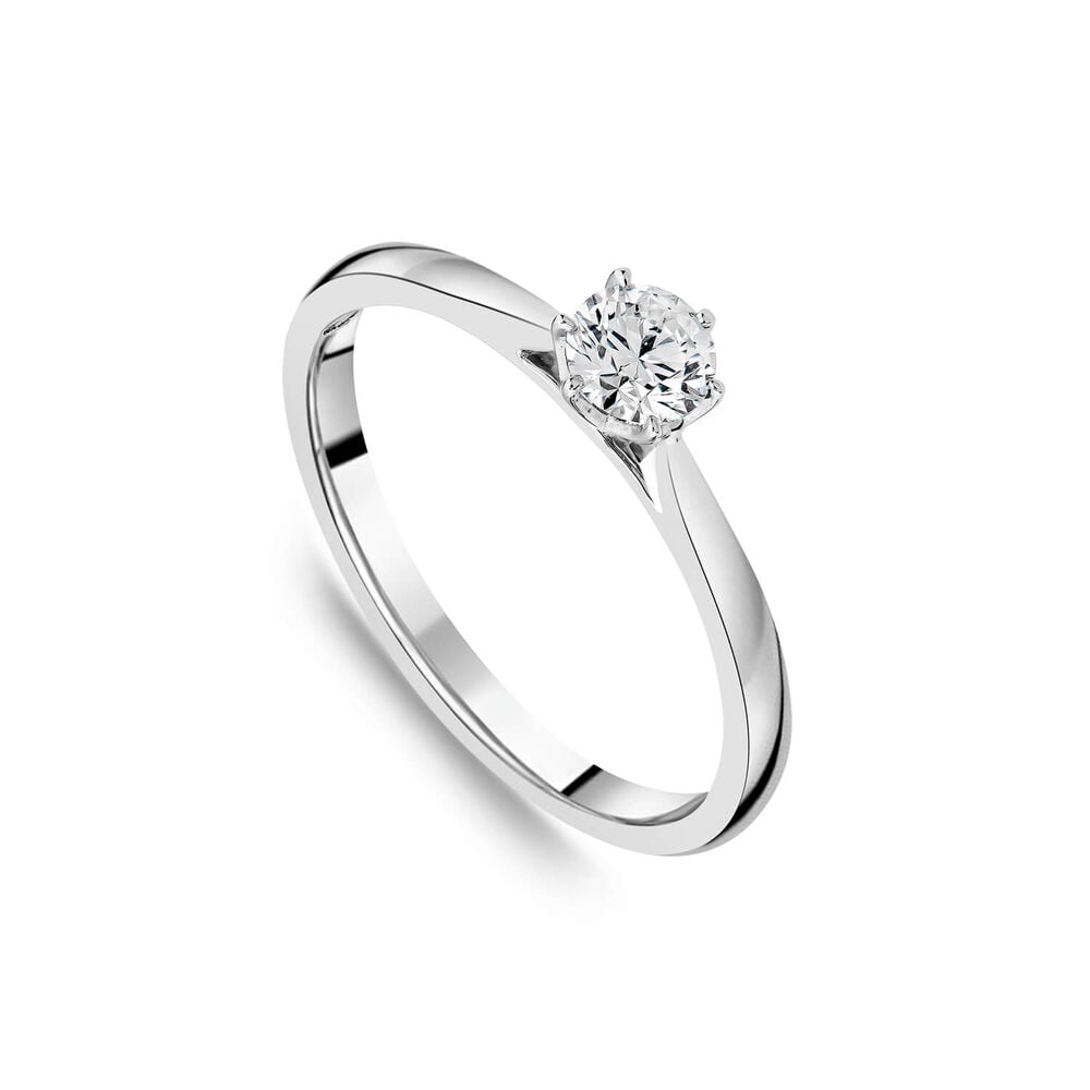 Northern Star 18ct White Gold 0.38ct Diamond Ring image number 0