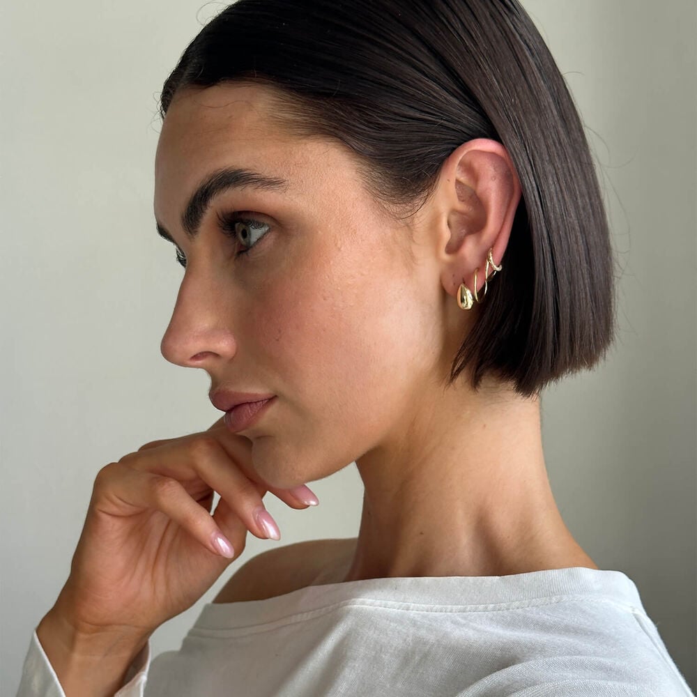 9ct Gold Hoop Earrings
