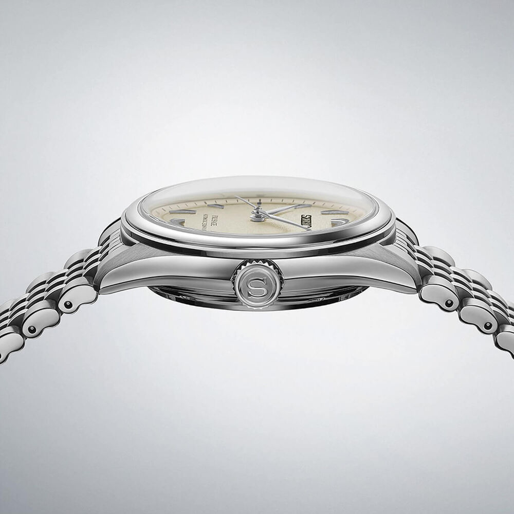 Seiko Presage Classic Series 'Shiro-iro' 40mm White Dial Steel Bracelet Watch image number 4