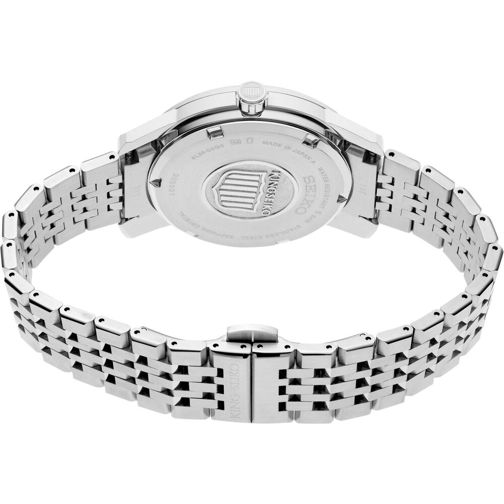 King Seiko KSK 6L ‘Tenjin-Fuji Violet’ 38.6mm Dial Stainless Steel Bracelet Watch image number 3