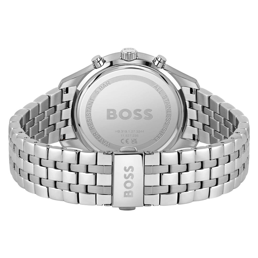 BOSS Associate 42mm Green Dial Steel Chronograph Watch image number 2