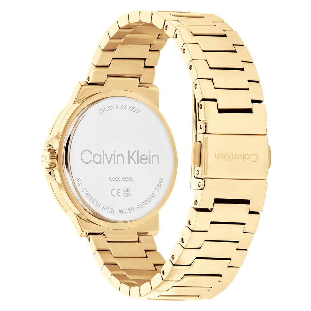 Calvin Klein Vivacious 36mm Silver Dial Gold Steel Bracelet Watch image number 2