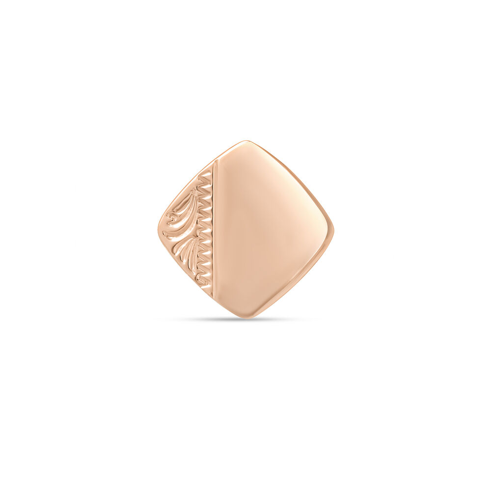 Gents Rose Gold-Plated Cushion English Tie Tack image number 1