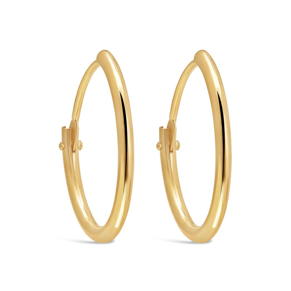 9ct Gold Hoop Earrings