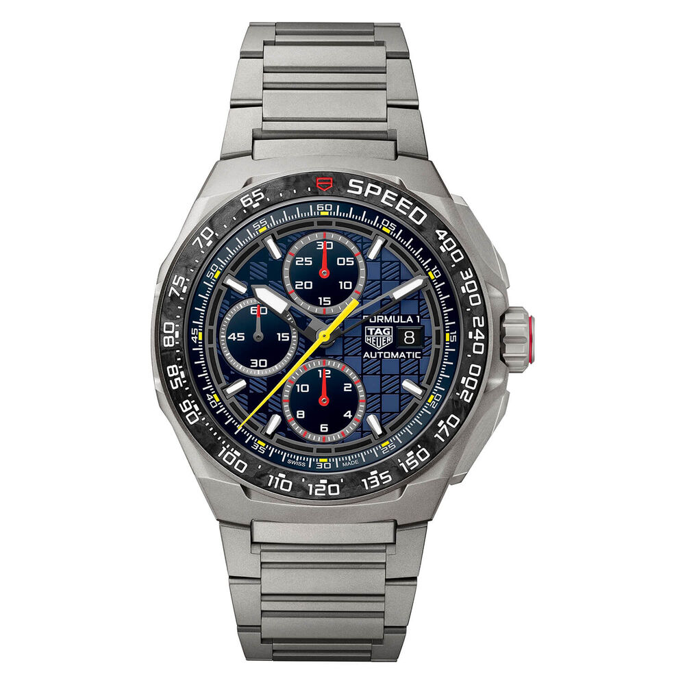 TAG Heuer Formula 1 Chronograph x Oracle Red Bull Racing 44mm Dial Titanium Bracelet Watch