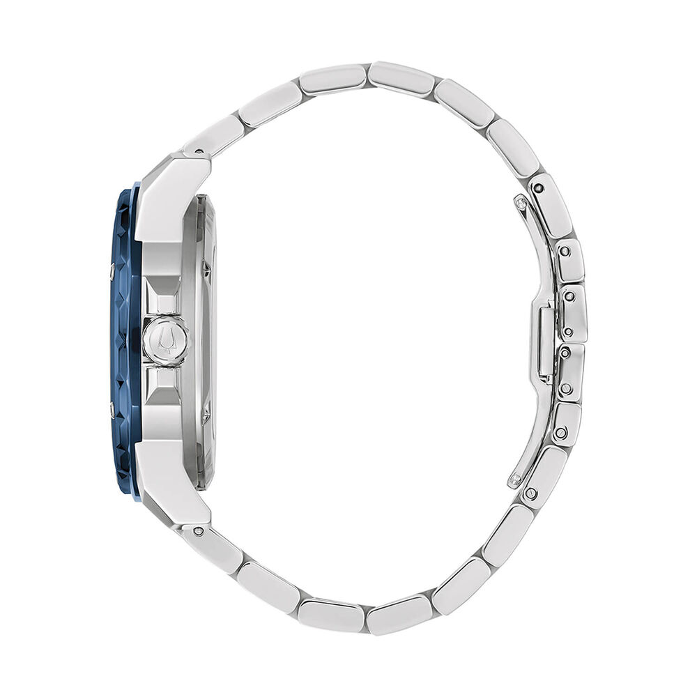 Bulova Marine Star Automatic 45mm Blue Dial Stainless Steel Bracelet Watch image number 2