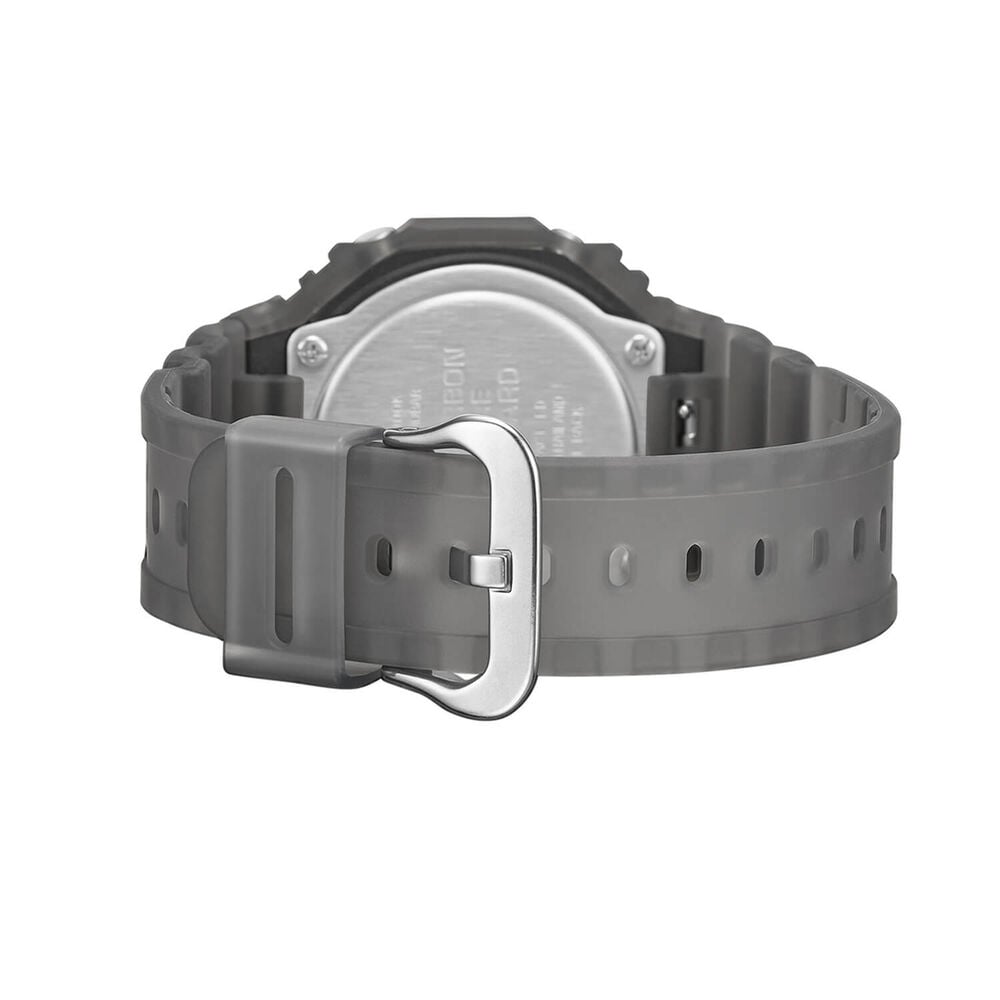 G-SHOCK GA-2100 Series 48.5x45.4mm Black Display Grey Transparent Resin Strap Watch