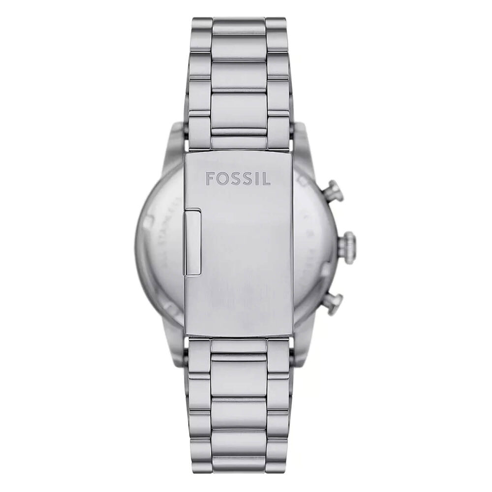 Fossil Sport Tourer Chronograph 42mm Black Dial Steel Bracelet Watch