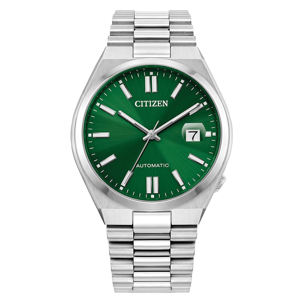 Citizen Tsuyosa 40mm Green Dial Steel Case Bracelet Watch image number 0