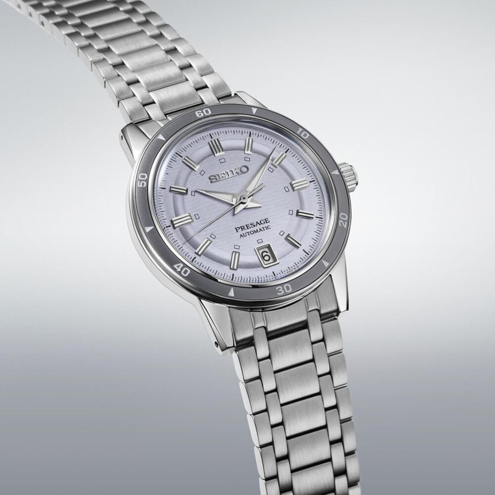 Seiko Presage 39.5mm Blue Dial Stainless Steel Bracelet Watch