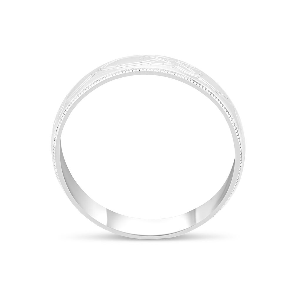 9ct White Gold 5mm Wedding Ring image number 2