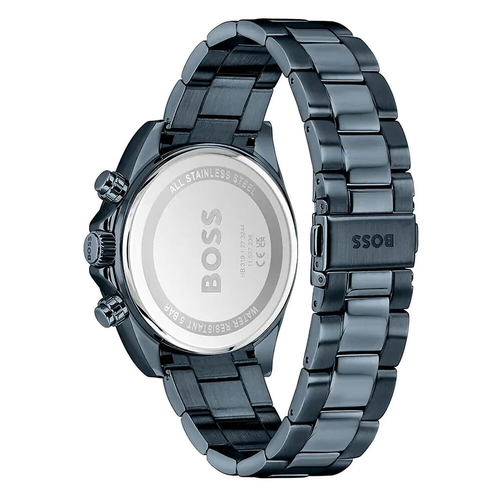 BOSS Hero 2.0 43mm Blue Dial Blue Steel Bracelet Watch image number 2