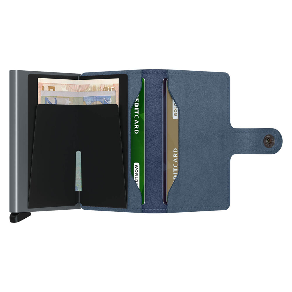Secrid Original Ice Blue Leather Miniwallet image number 2