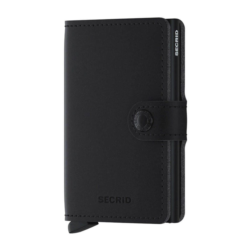 Secrid Mini Vegan Soft touch Black Wallet image number 0
