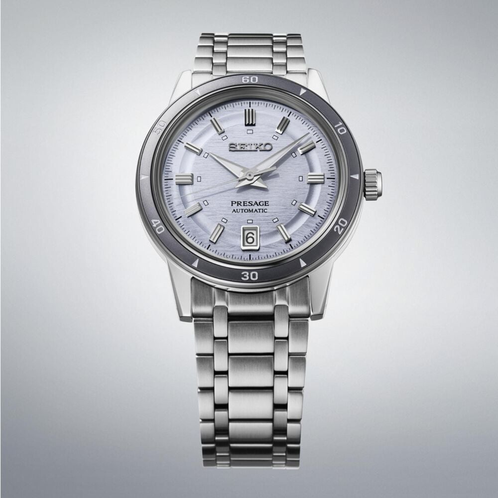 Seiko Presage 39.5mm Blue Dial Stainless Steel Bracelet Watch